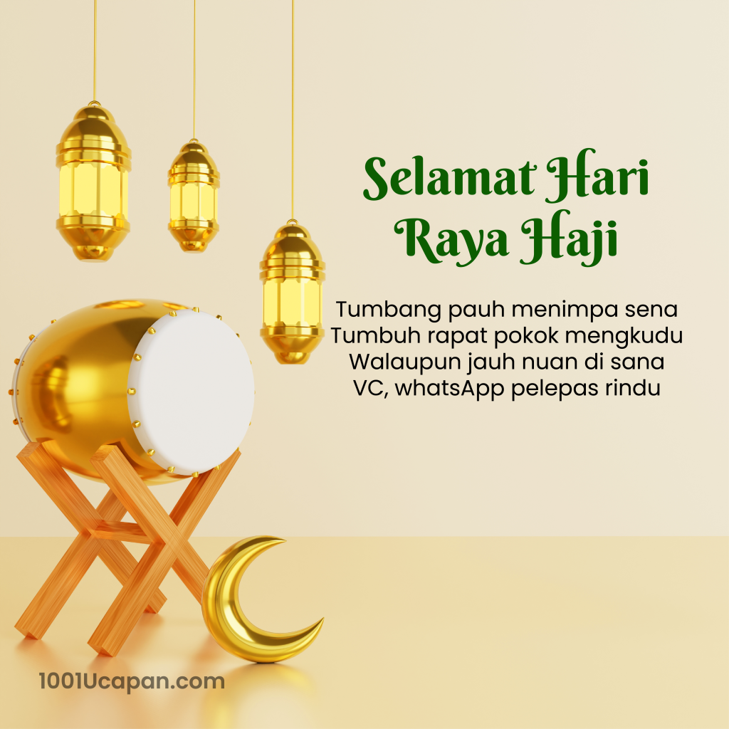 30 Pantun Ucapan Selamat Hari Raya Haji / Korban / Aidiladha