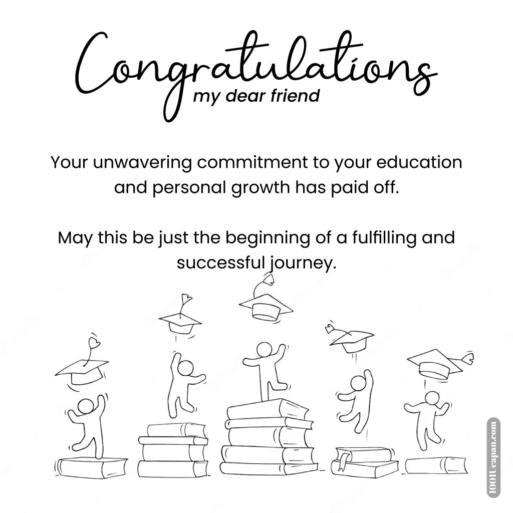 50 Congratulations Message for Graduation for Best Friend 