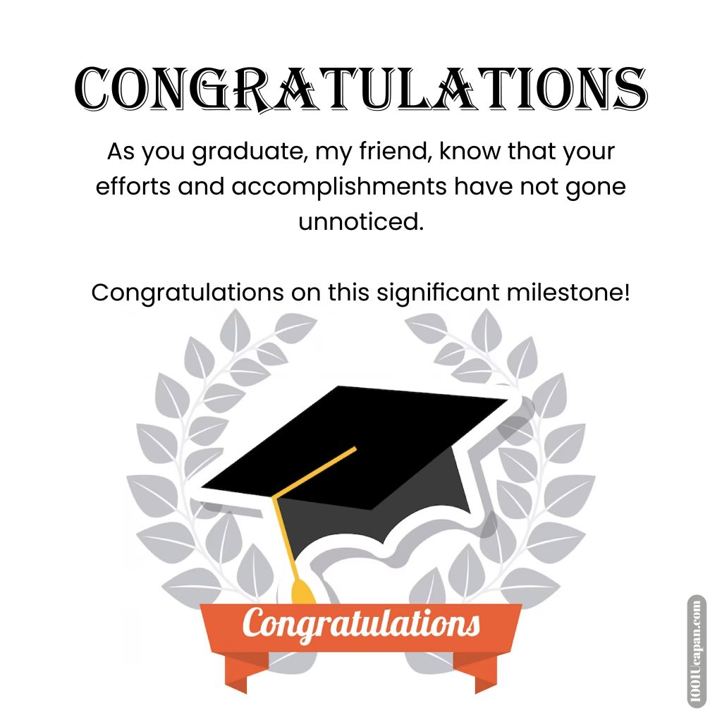 50 Congratulations Message for Graduation for Best Friend 