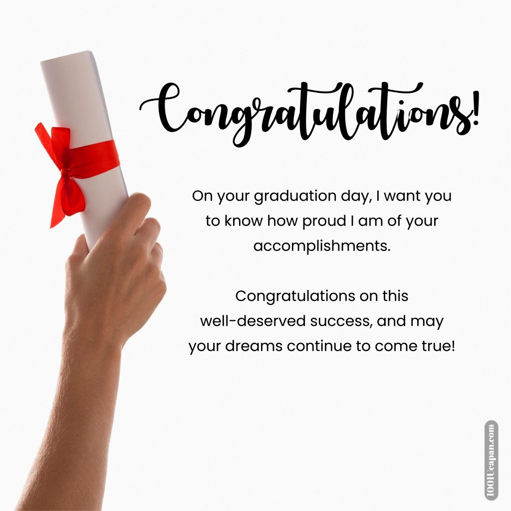 50 Graduation Personal Message Examples